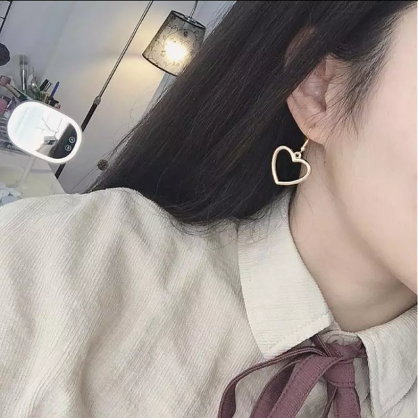 Women's Metal Earrings with Hooks